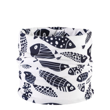 Load image into Gallery viewer, Fish Clues Double-Layered Neck Gaiter
